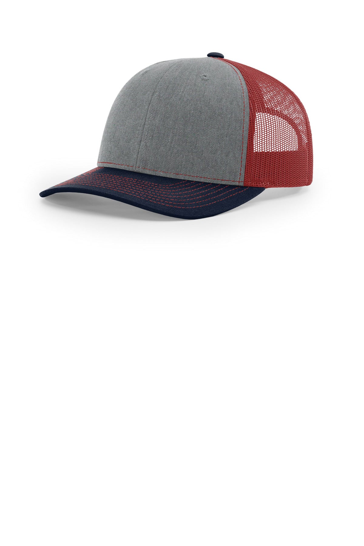 Heather Grey/ Cardinal/ Navy