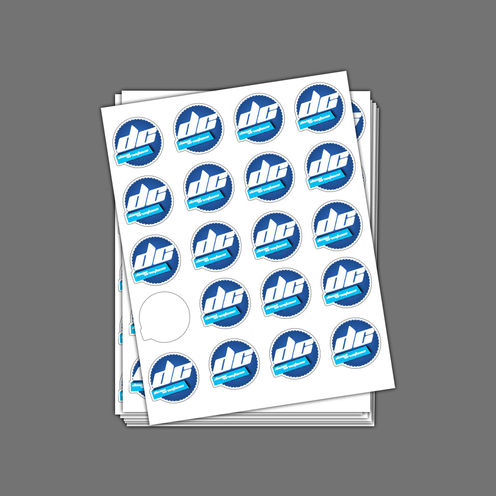 Gloss Vinyl Sticker Sheets Sheet Size 8.5”x11”