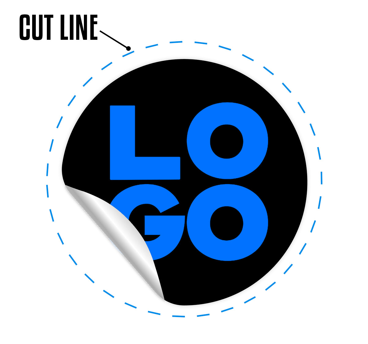 Round Glossy Stickers