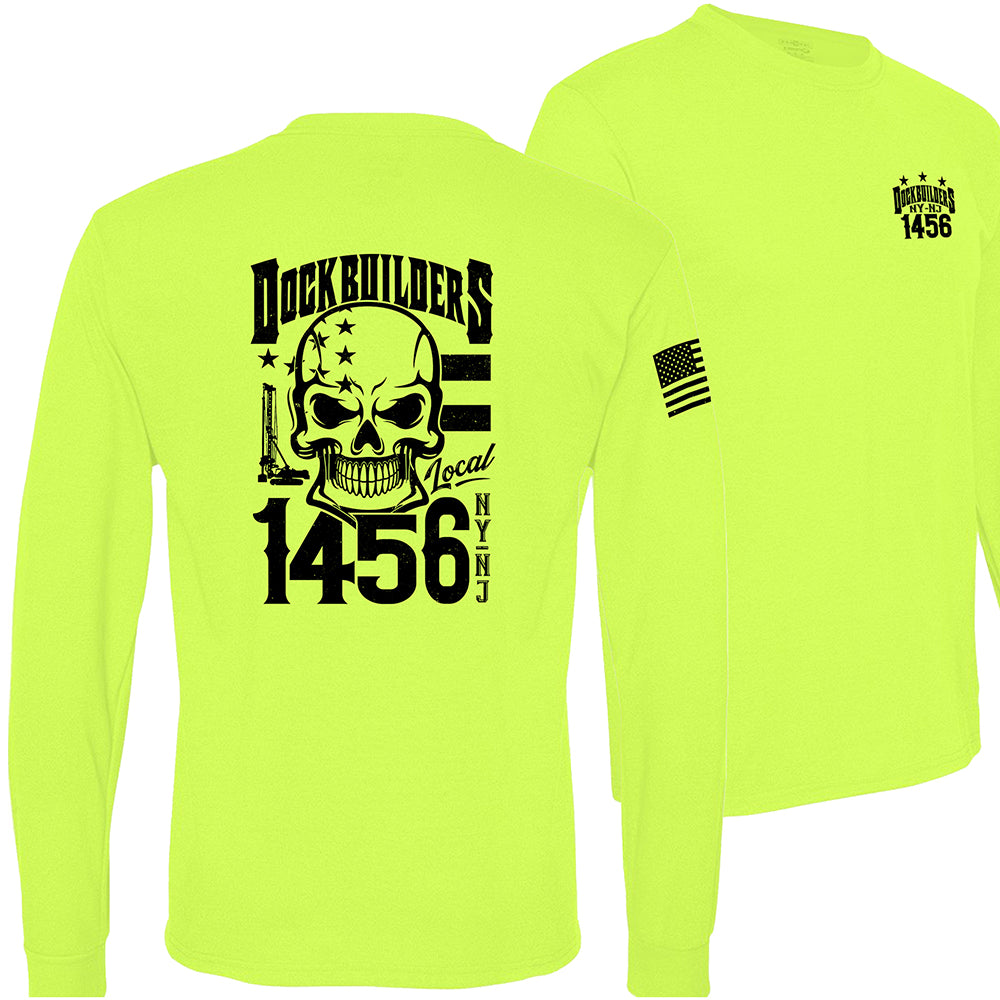 Dock Builders 1456 Skull Long Sleeve