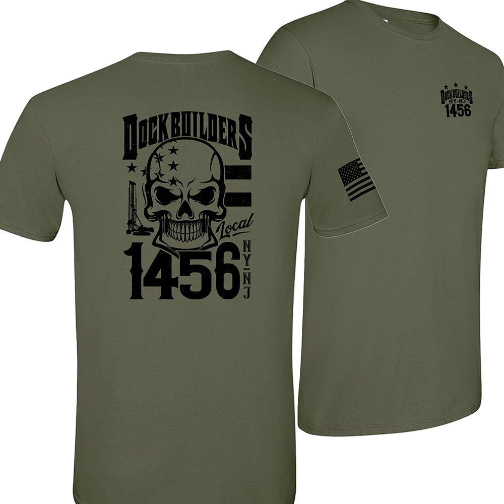 Dock Builders 1456 Skull T-Shirt