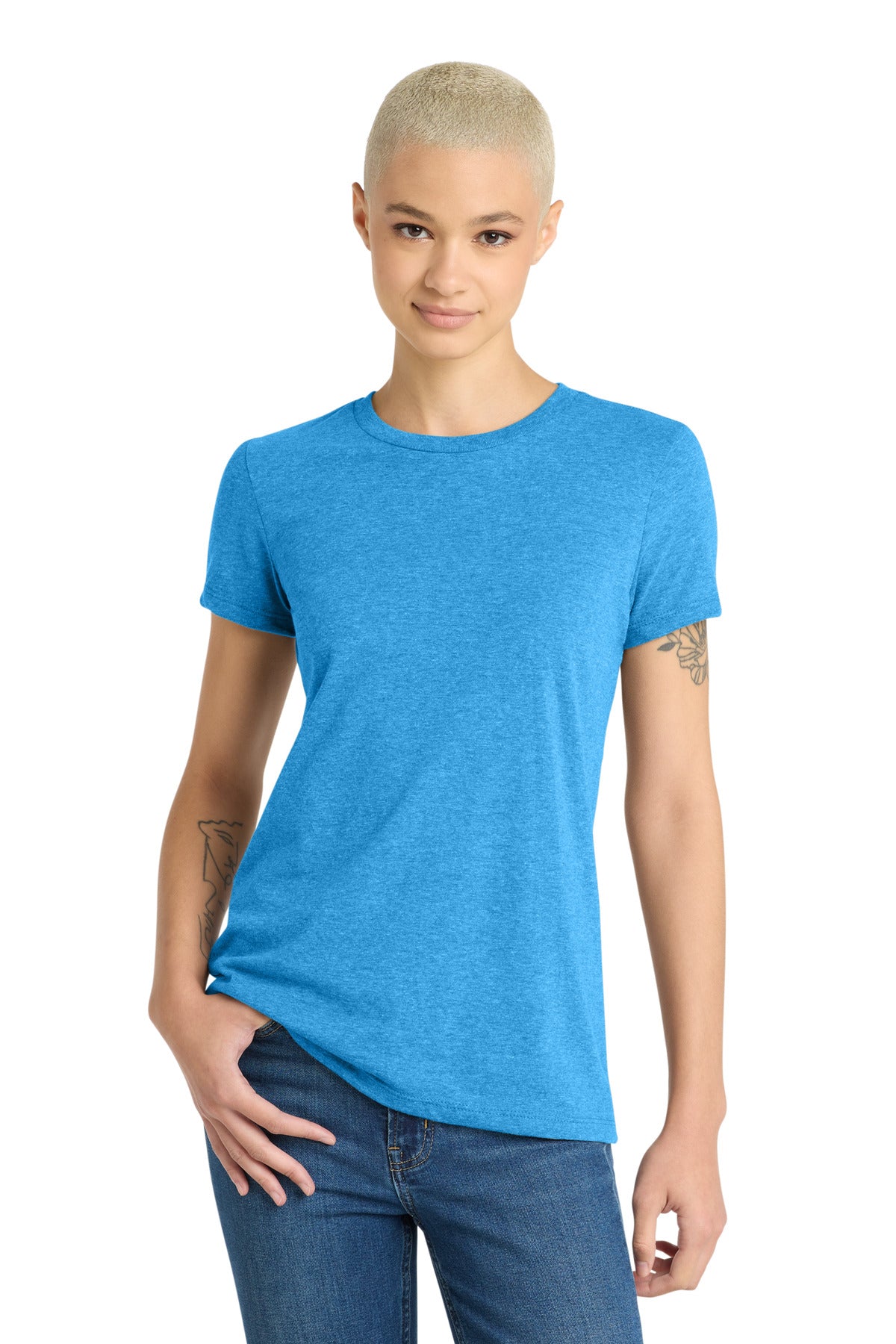 Heathered Bright Turquoise