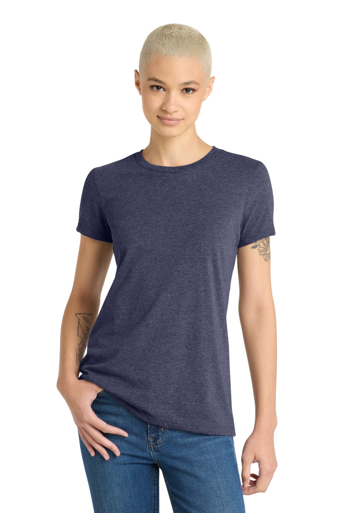 Heathered Navy