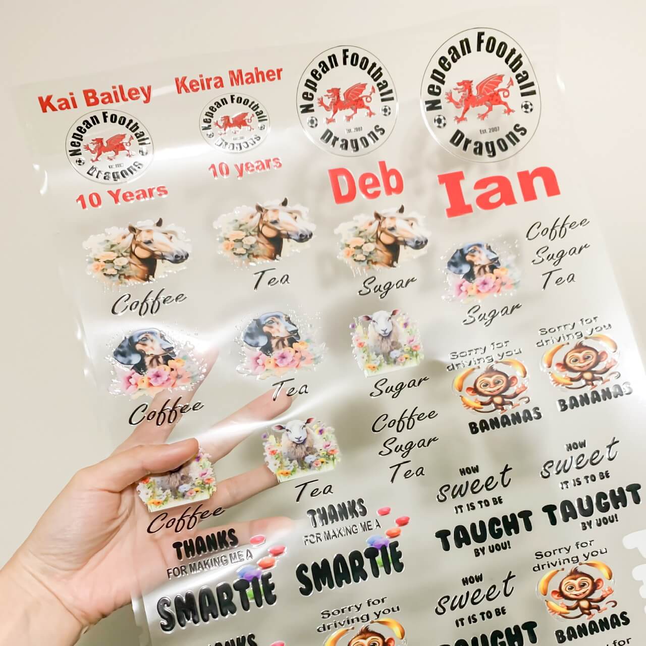 UV DTF Stickers