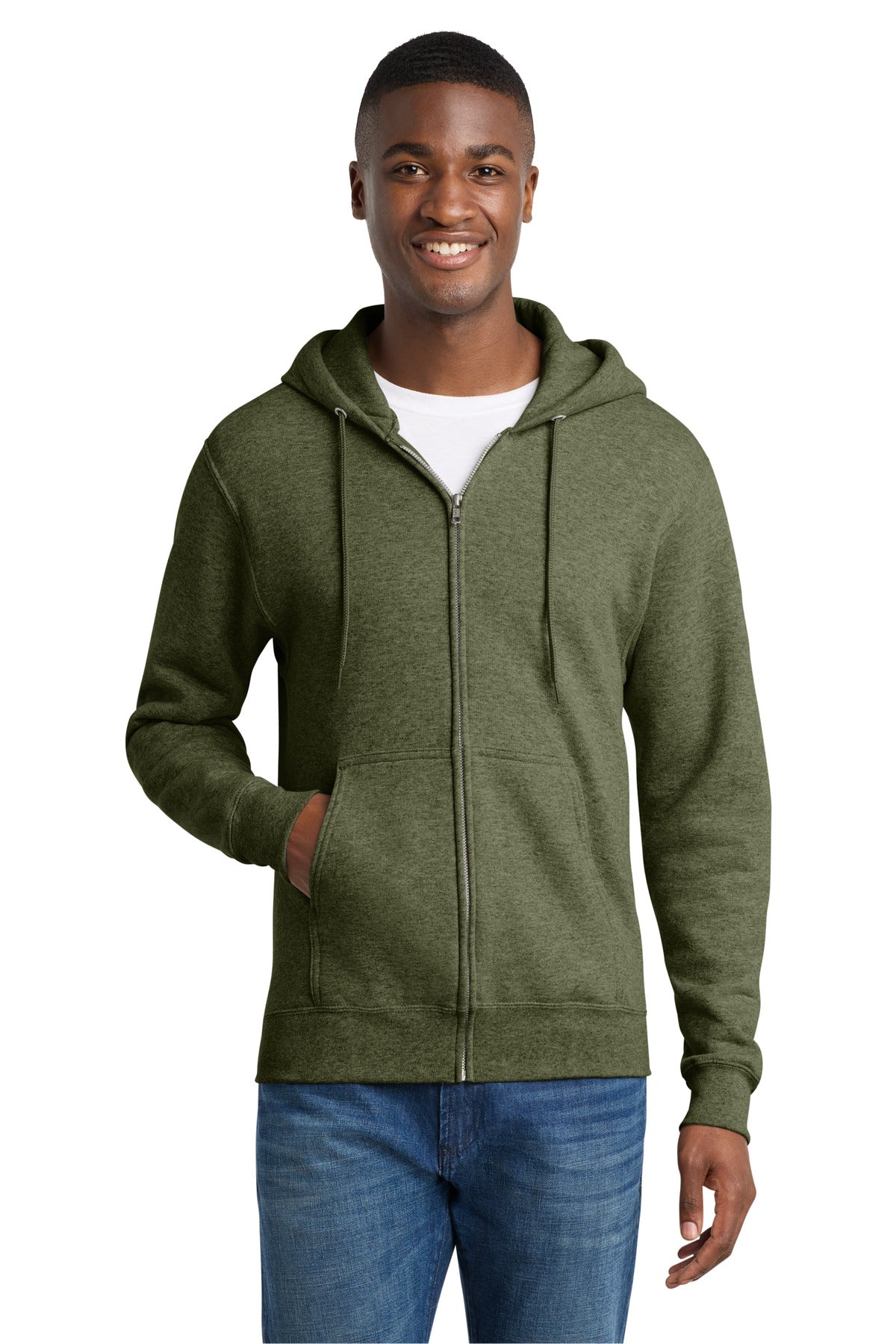 Olive Drab Green Heather