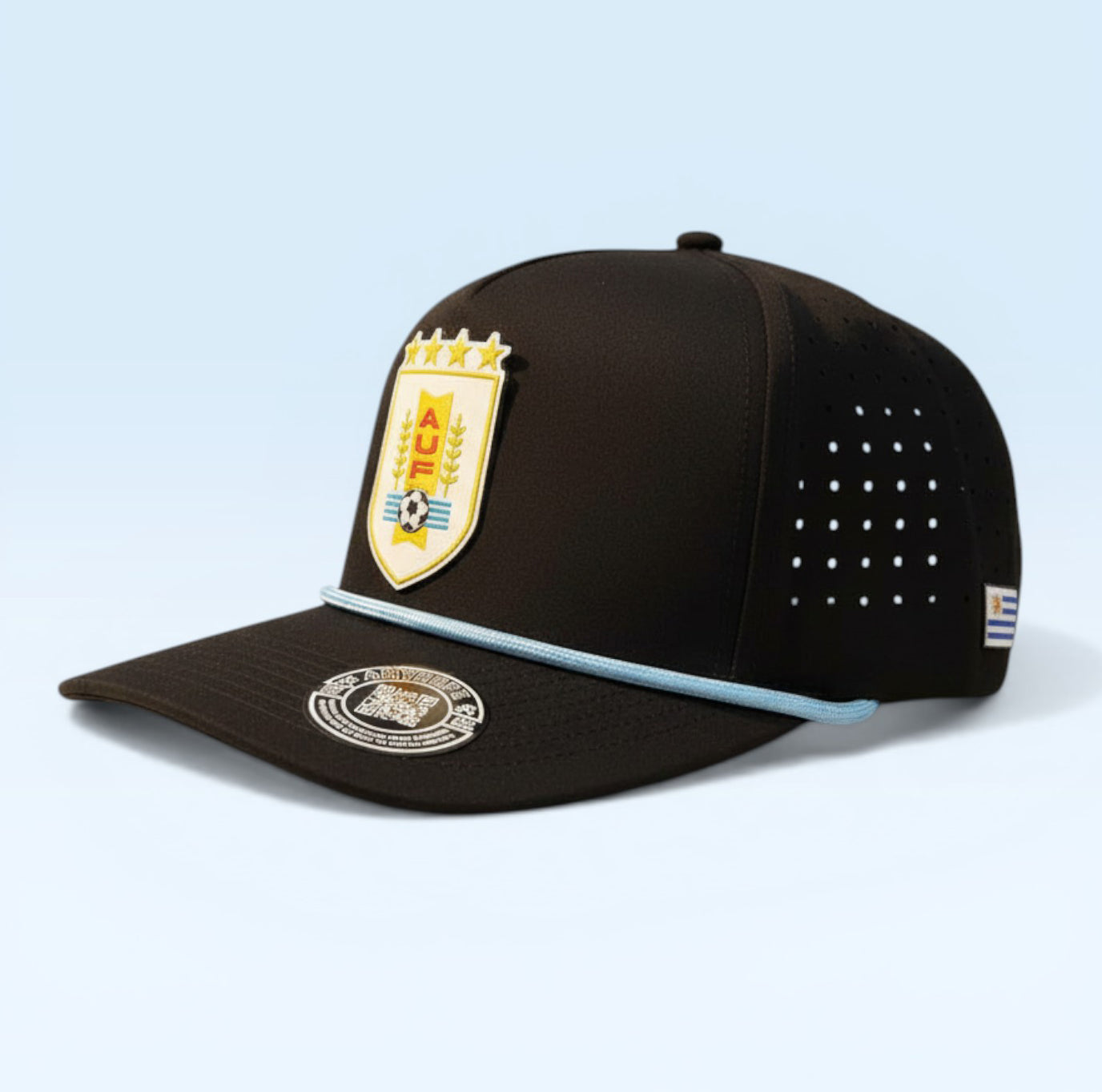 Uruguay World Cup 2026 3D Logo + Flag Hat