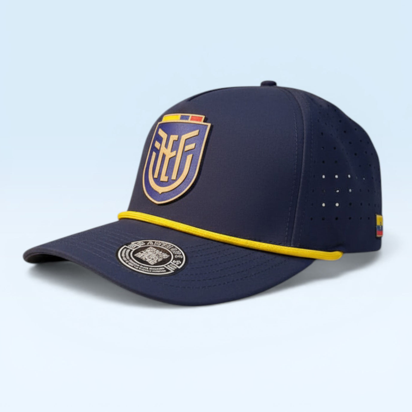 Ecuador World Cup 2026 3D Logo + Flag Hat