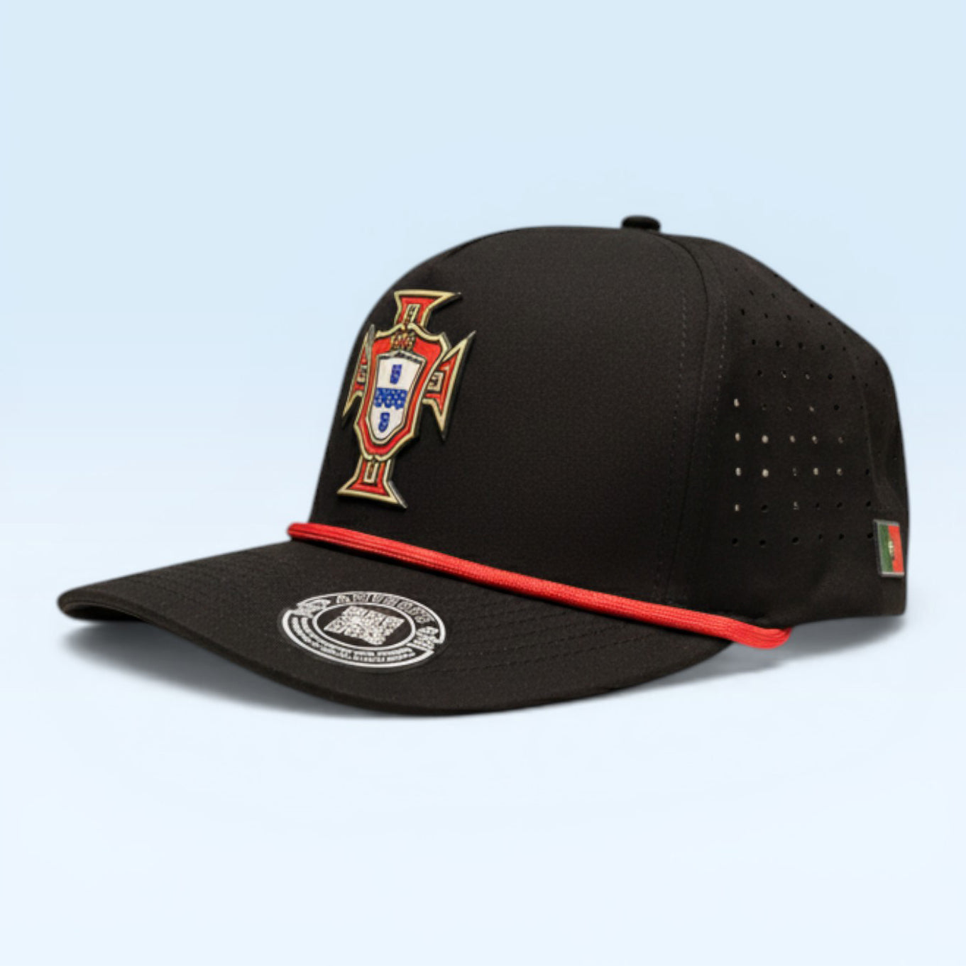 Portugal World Cup 2026 3D Logo + Flag Hat