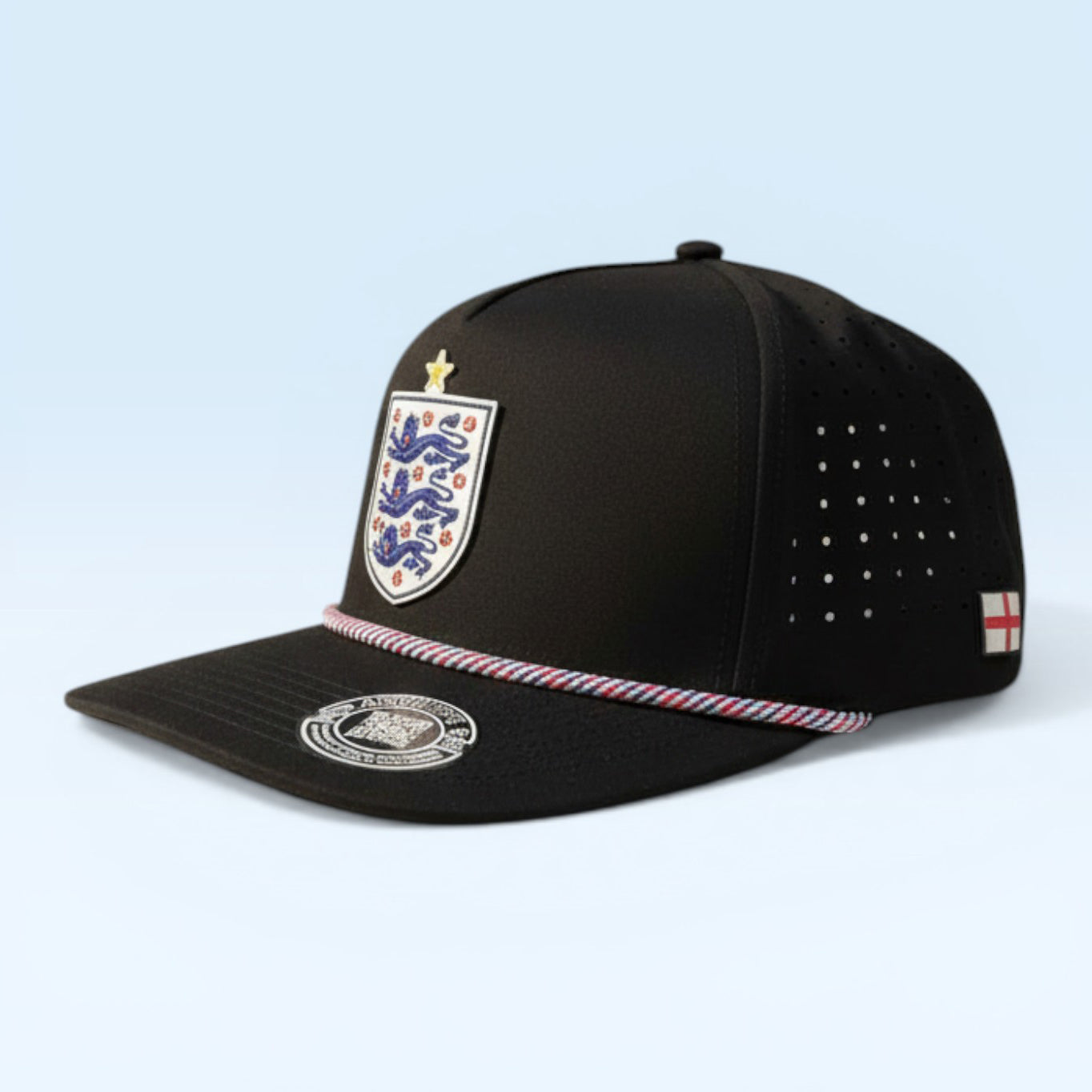 England World Cup 2026 3D Logo + Flag Hat