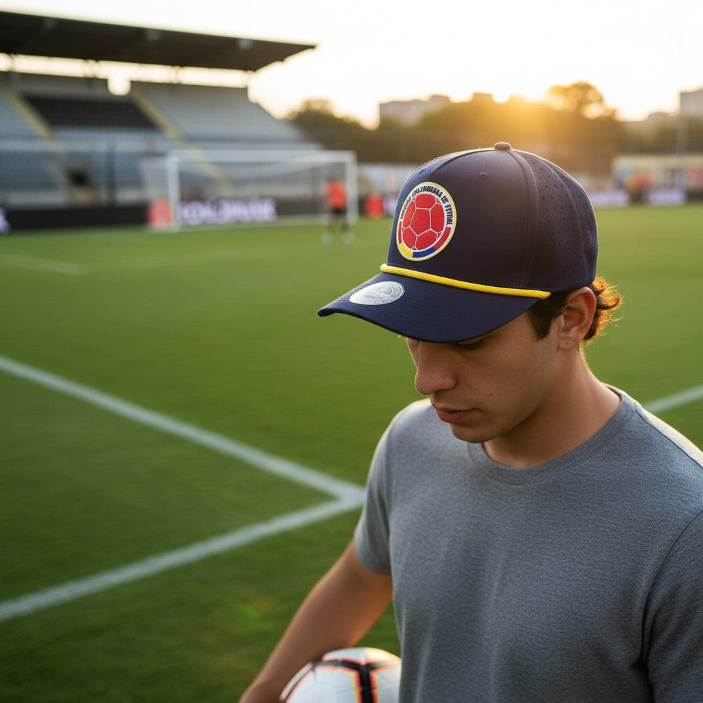 Colombia World Cup 2026 3D Logo + Flag Hat