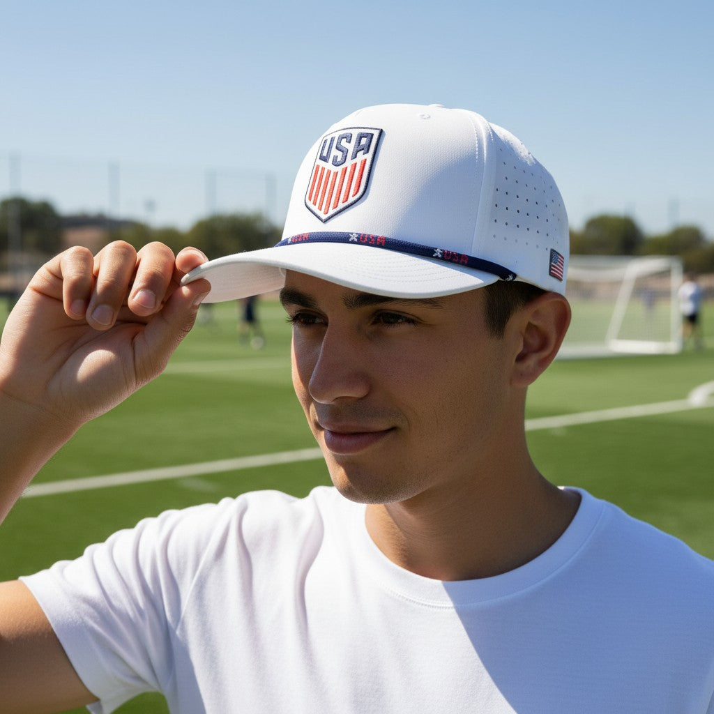 USA World Cup 2026 3D Logo + Flag Hat