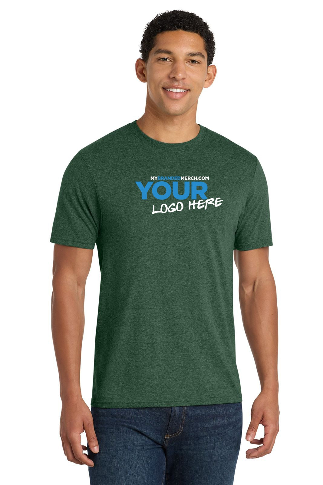 Business Starter Bundle custom logo PC455 T-shirt in Forest Green Heather