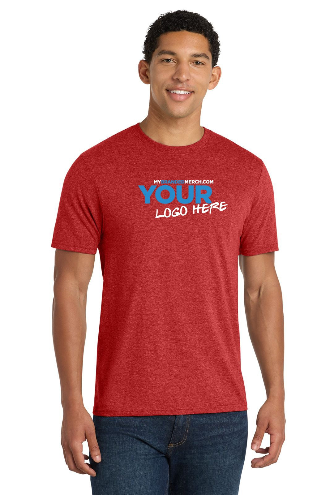 Business Starter Bundle custom logo PC455 T-shirt in Team Cardinal Heather
