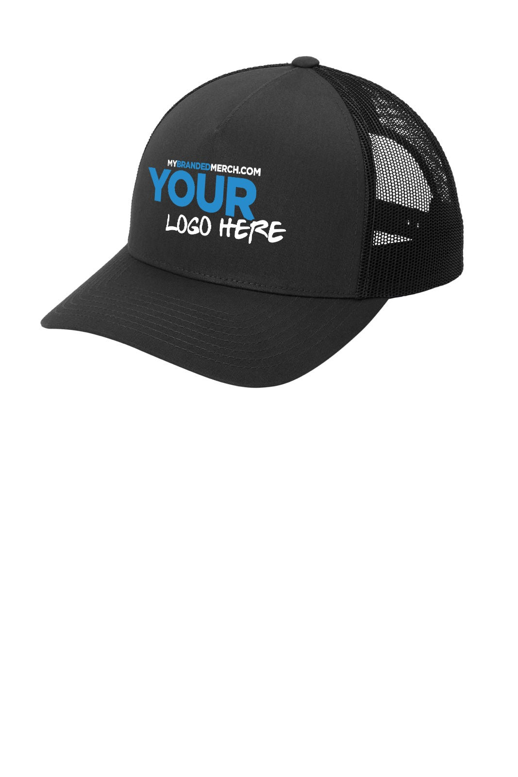 Business Starter Bundle custom logo STC54 trucker hat in Black Black