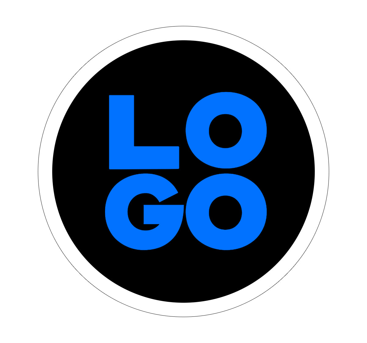 Round Glossy Stickers