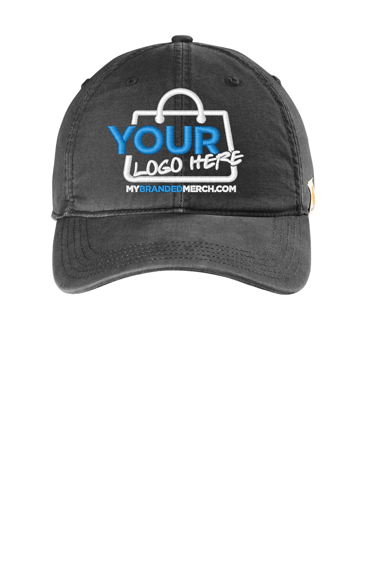 Custom logo Carhartt® Cotton Canvas Cap CT103938 decoration preview