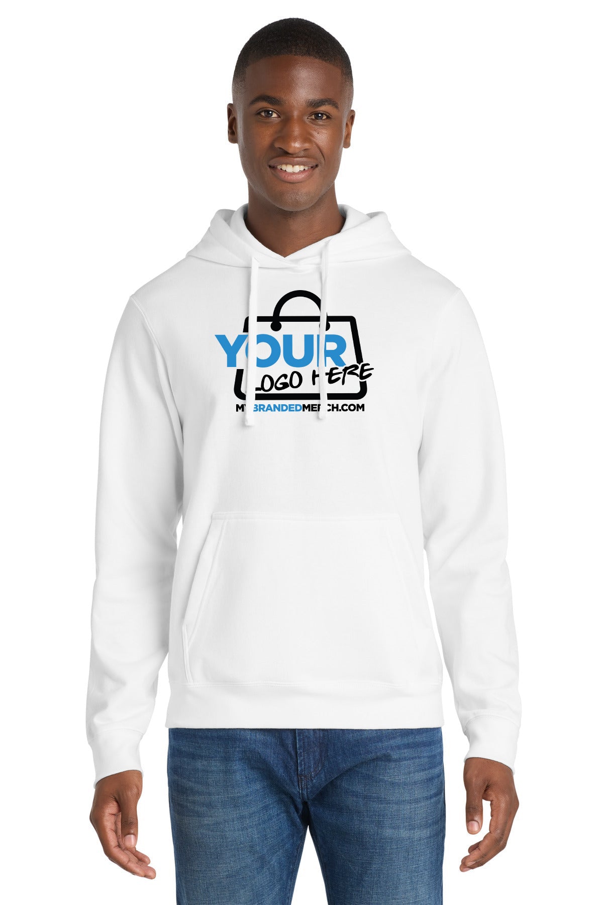 Custom logo Port & Co™ Fan Favorite Fleece Pullover Hooded Sweatshirt. PC850H decoration preview