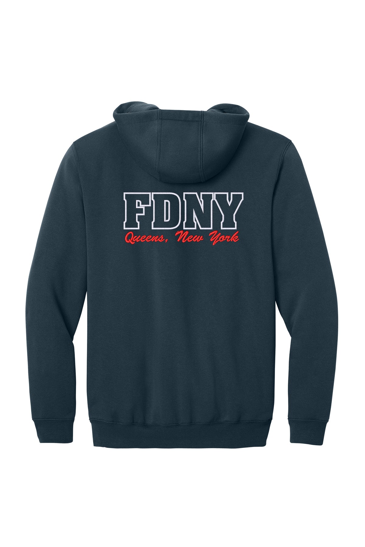 FDNY EMS Station 49 Carhartt CTK122 navy back with embroidered FDNY Queens New York design