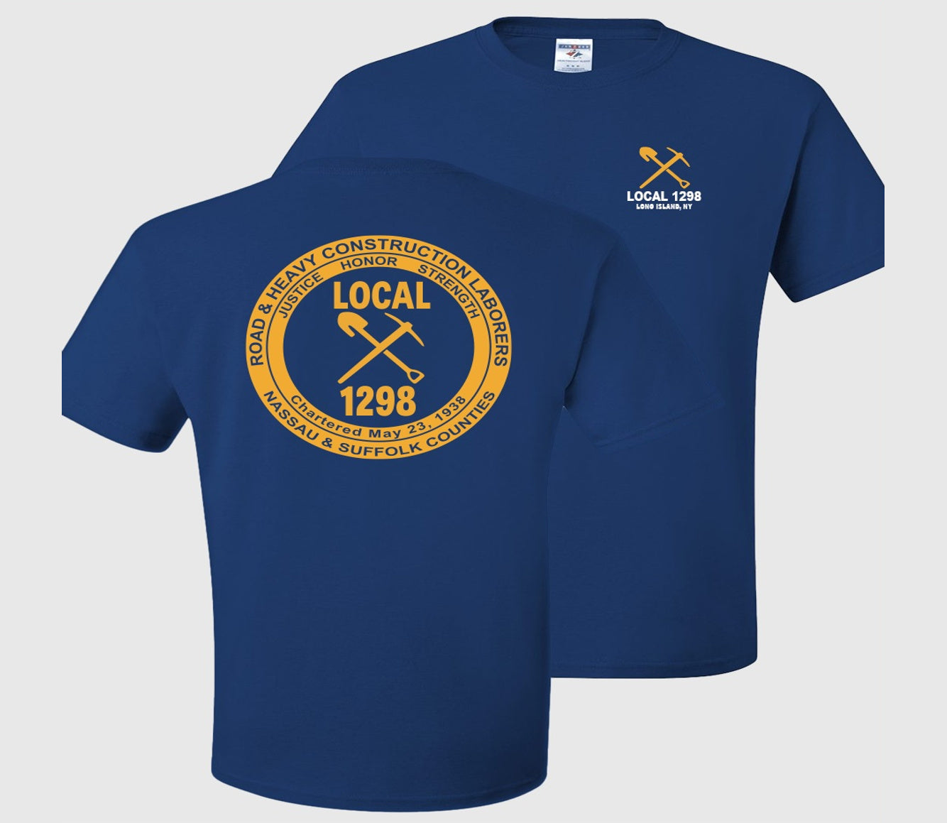 Laborers Local 1298 T-Shirt - Royal