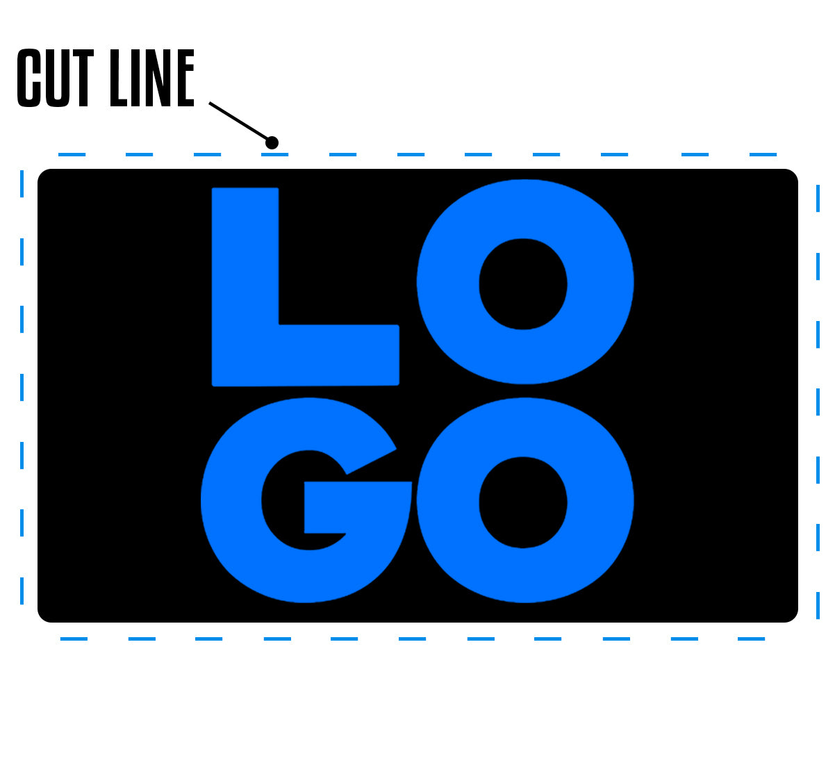 Rectangle Glossy Stickers