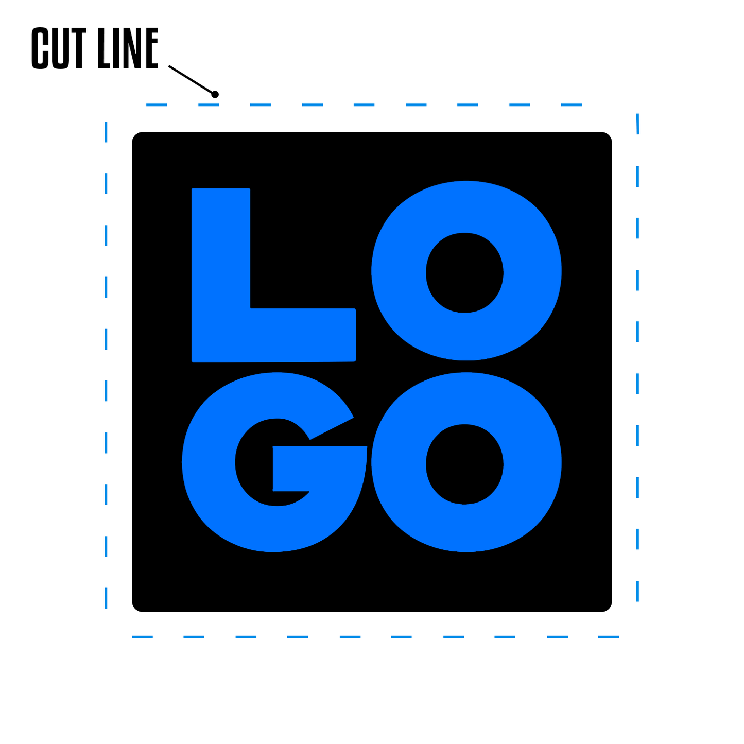 Square Glossy Stickers