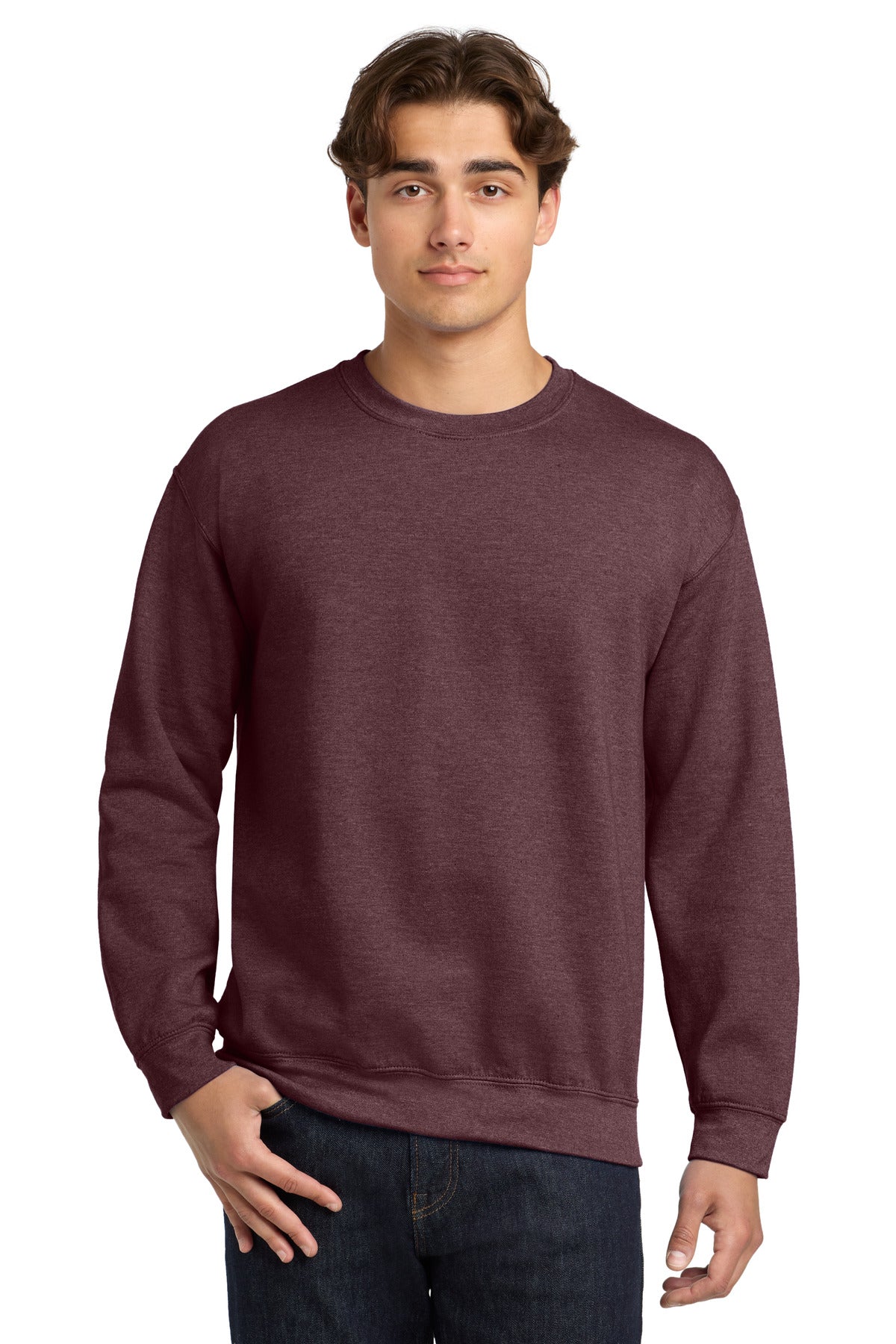 Heather Dark Maroon
