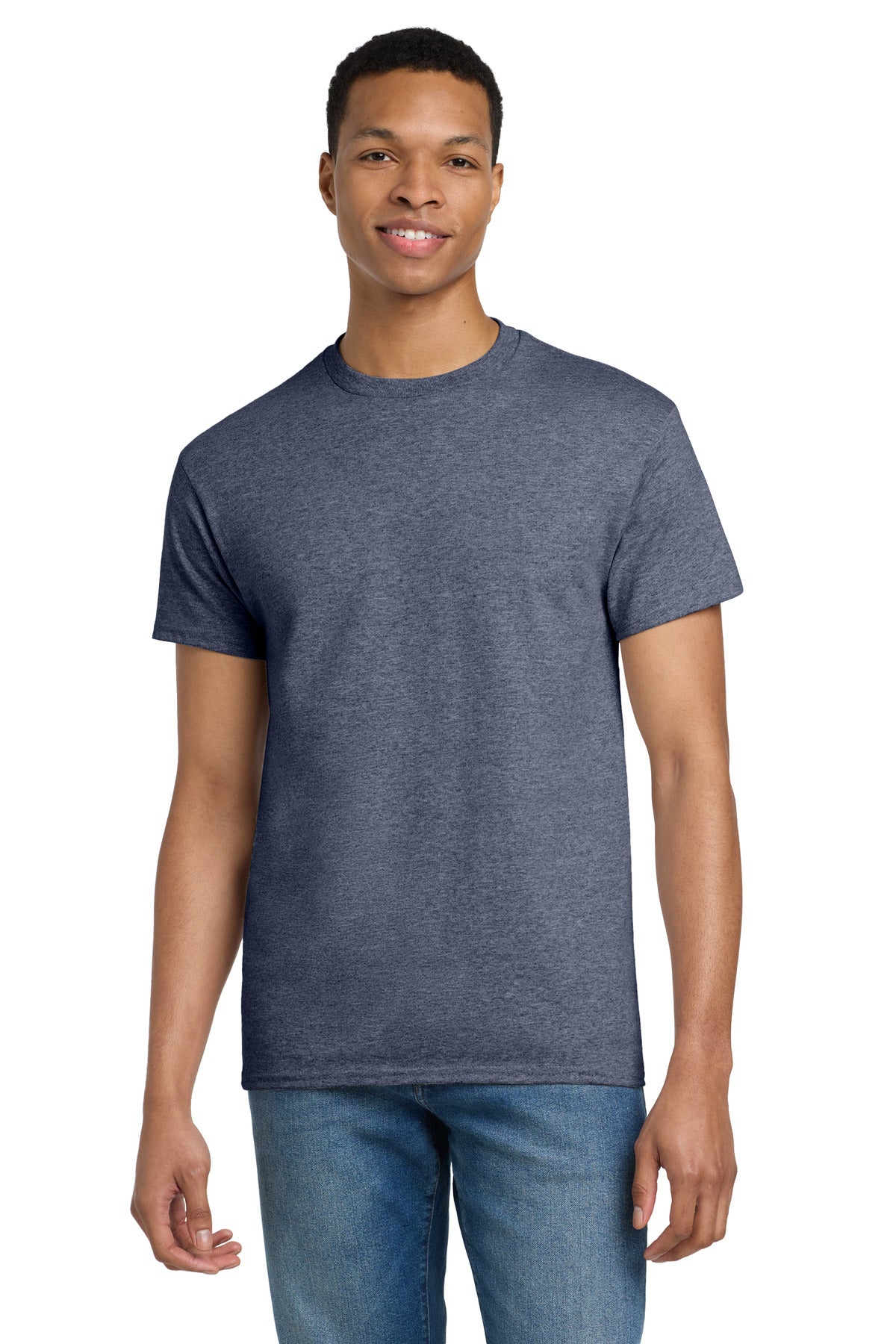 Heathered Navy