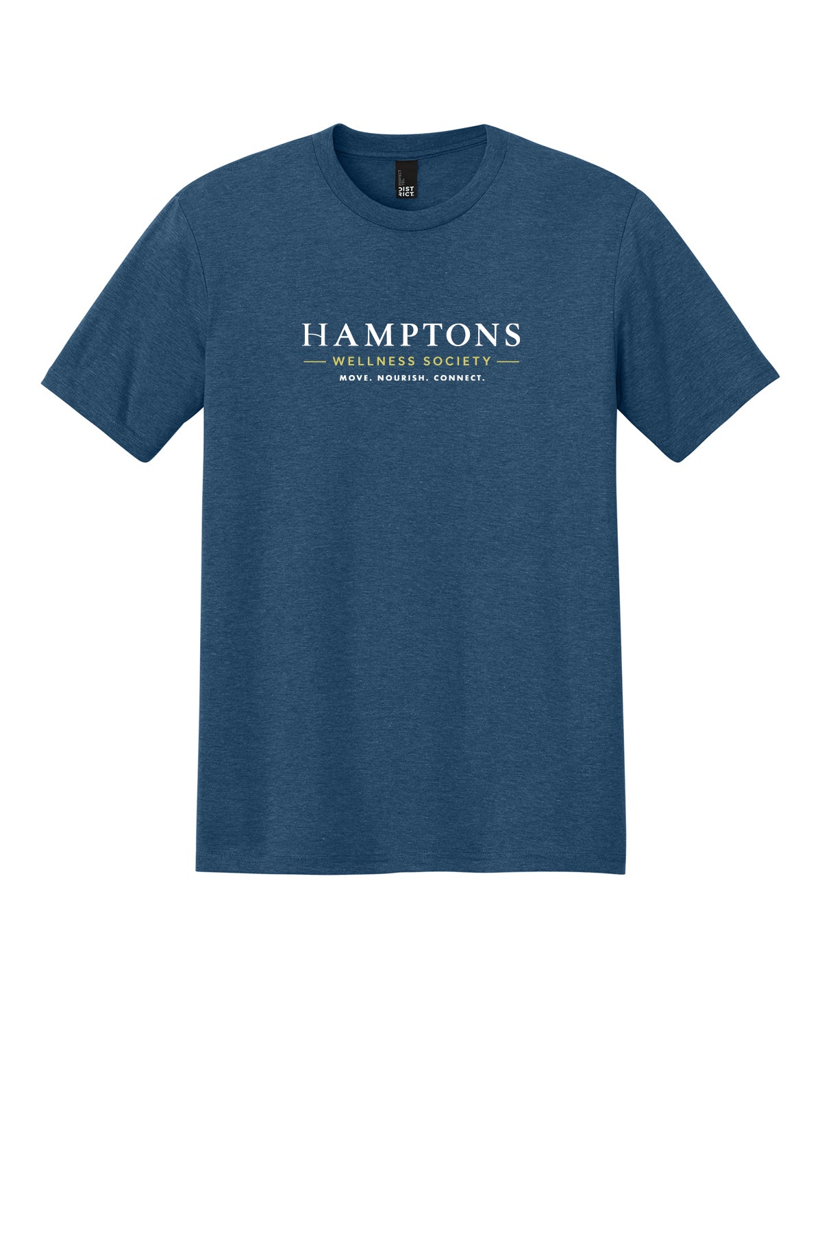 Hamptons Wellness Society DM130 – Heathered Neptune Blue – Front