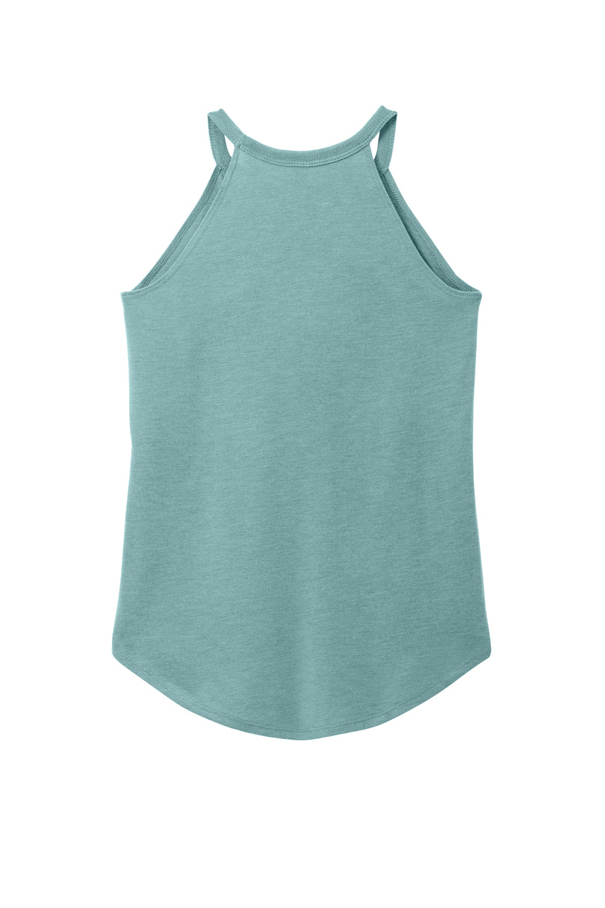 Hamptons Wellness Society DT137L – Heathered Eucalyptus Blue – Back