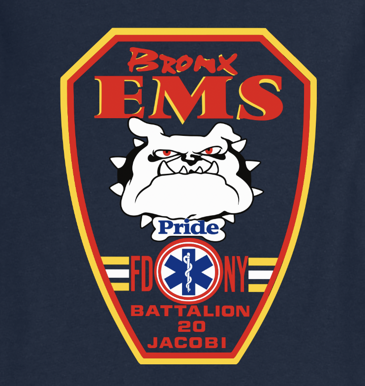 9-11 25th Anniversary FDNY EMS Station 20 Carhartt 1/4 Zip