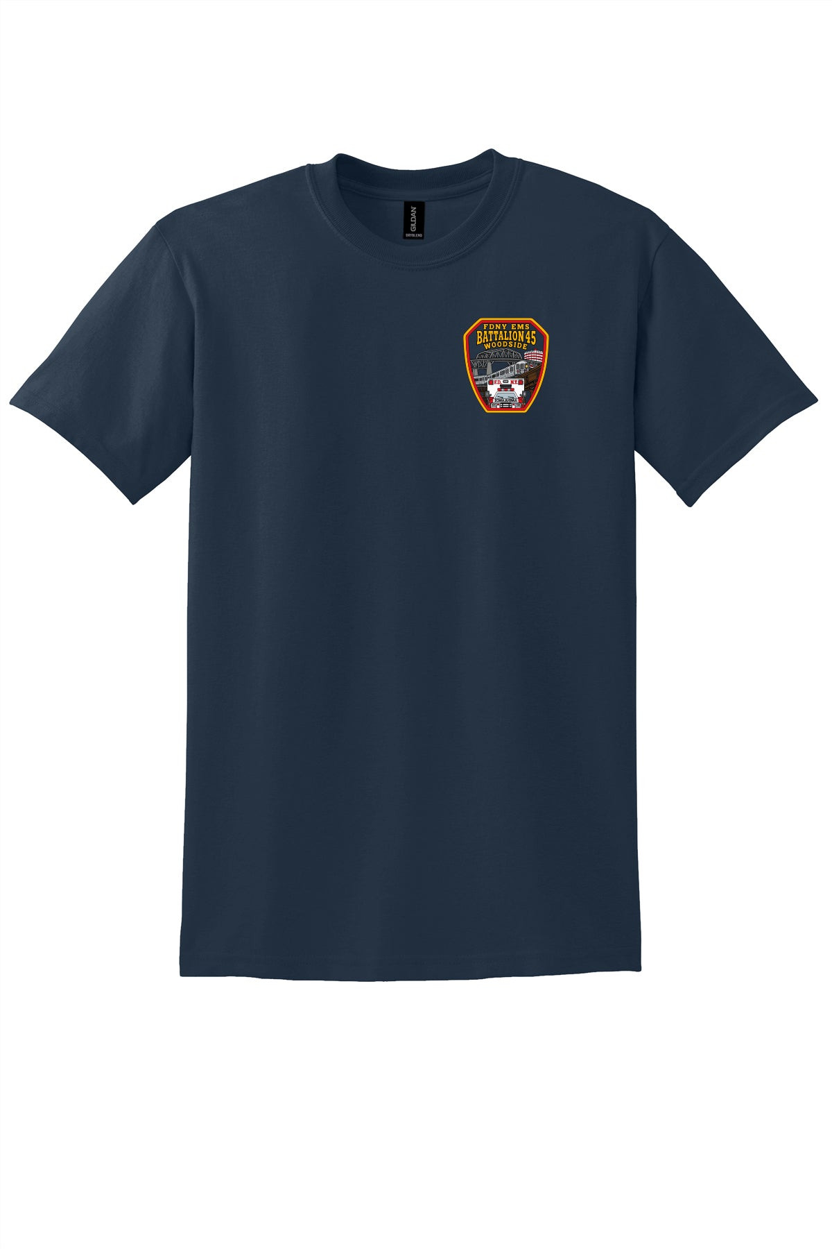9-11 25th Anniversary FDNY EMS Station 45 T-Shirt