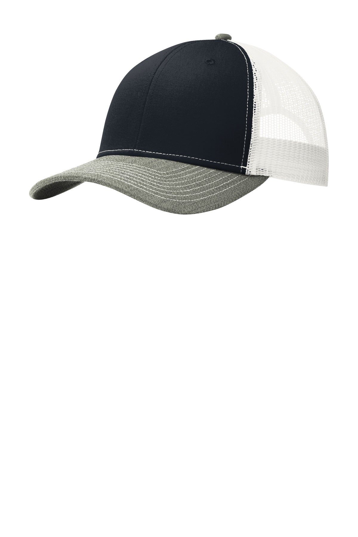 Rich Navy/ Heather Grey/ White