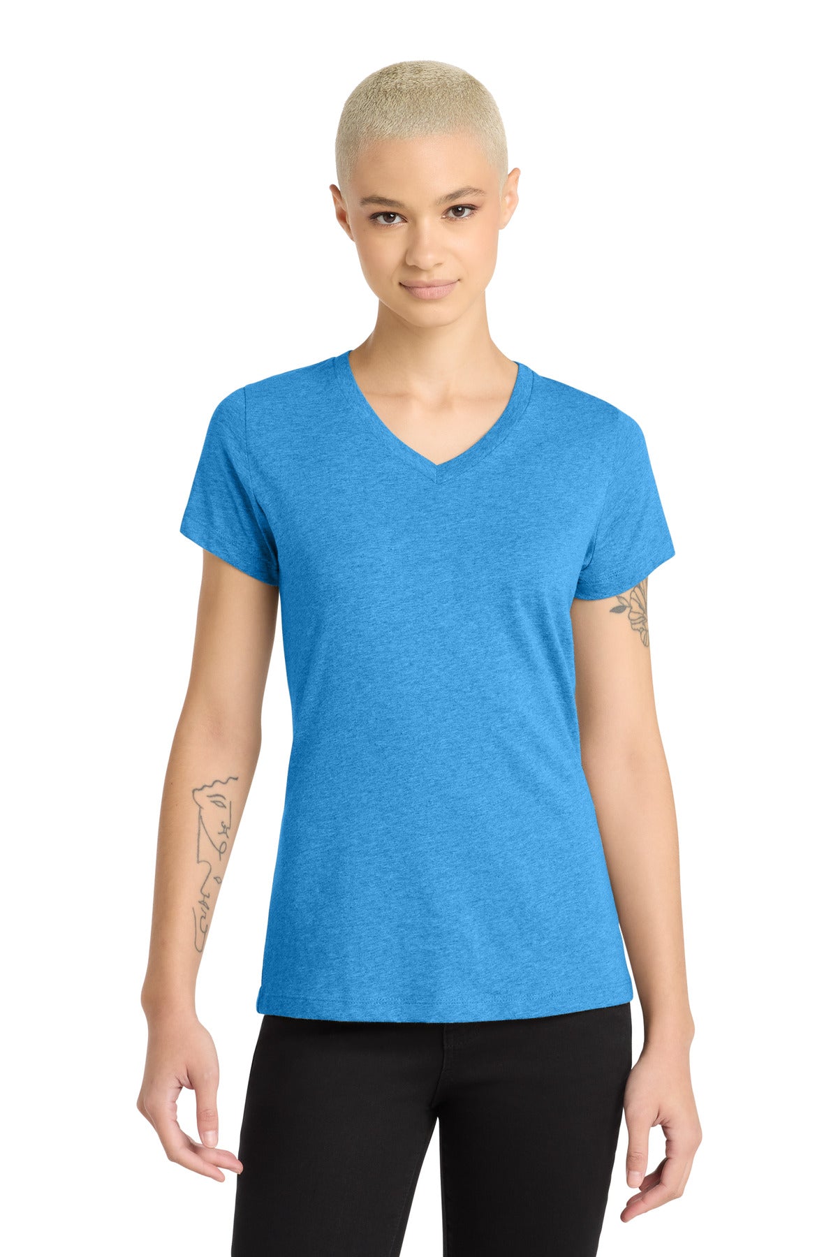 Heathered Bright Turquoise