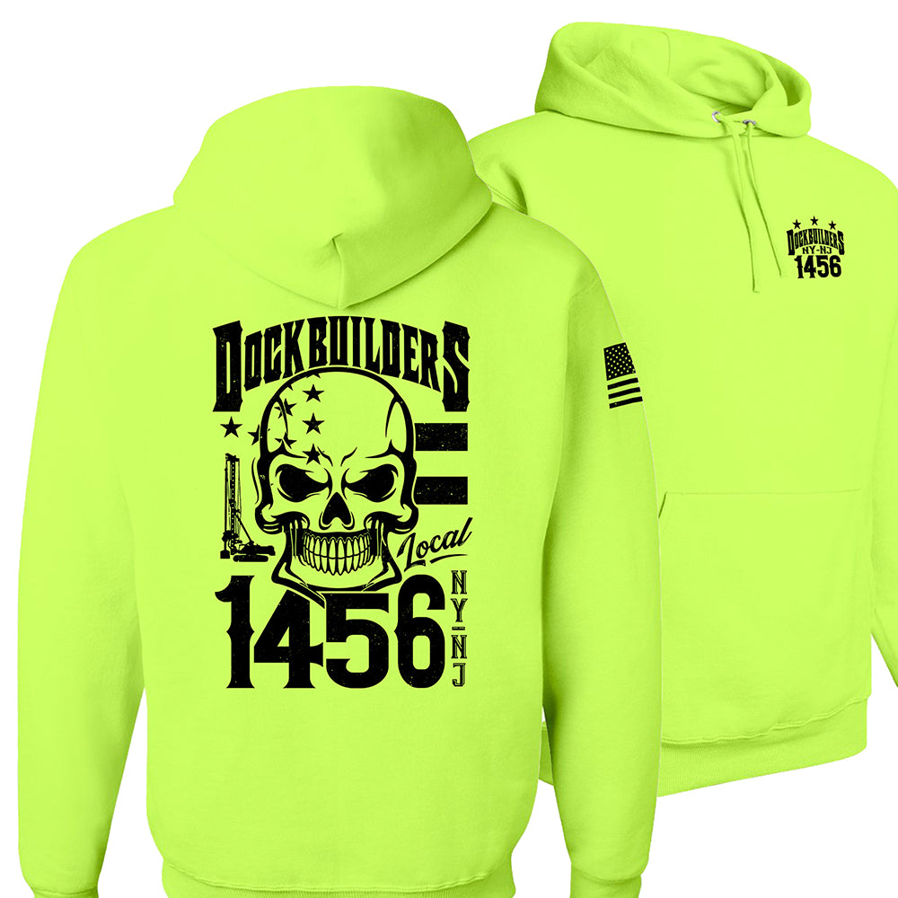 Dock Builders 1456 Skull Hoodie