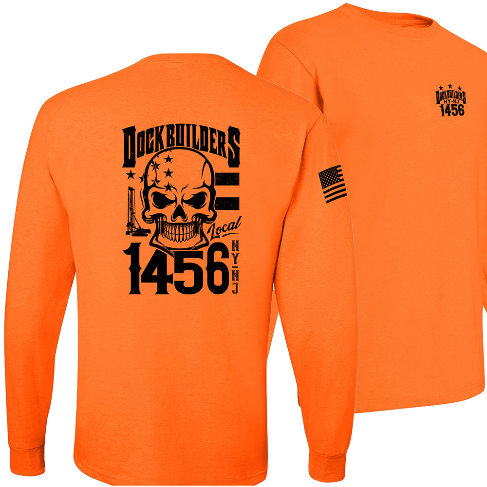 Dock Builders 1456 Skull Long Sleeve