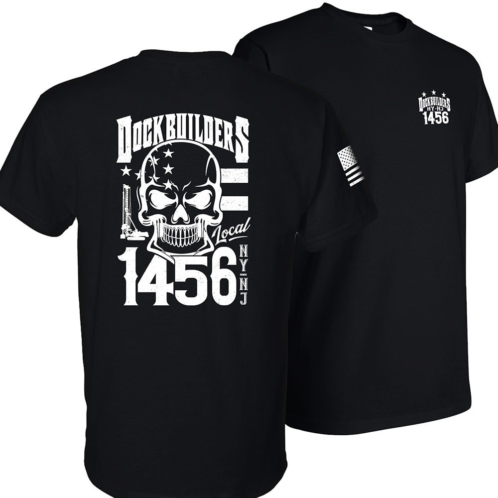 Dock Builders 1456 Skull T-Shirt