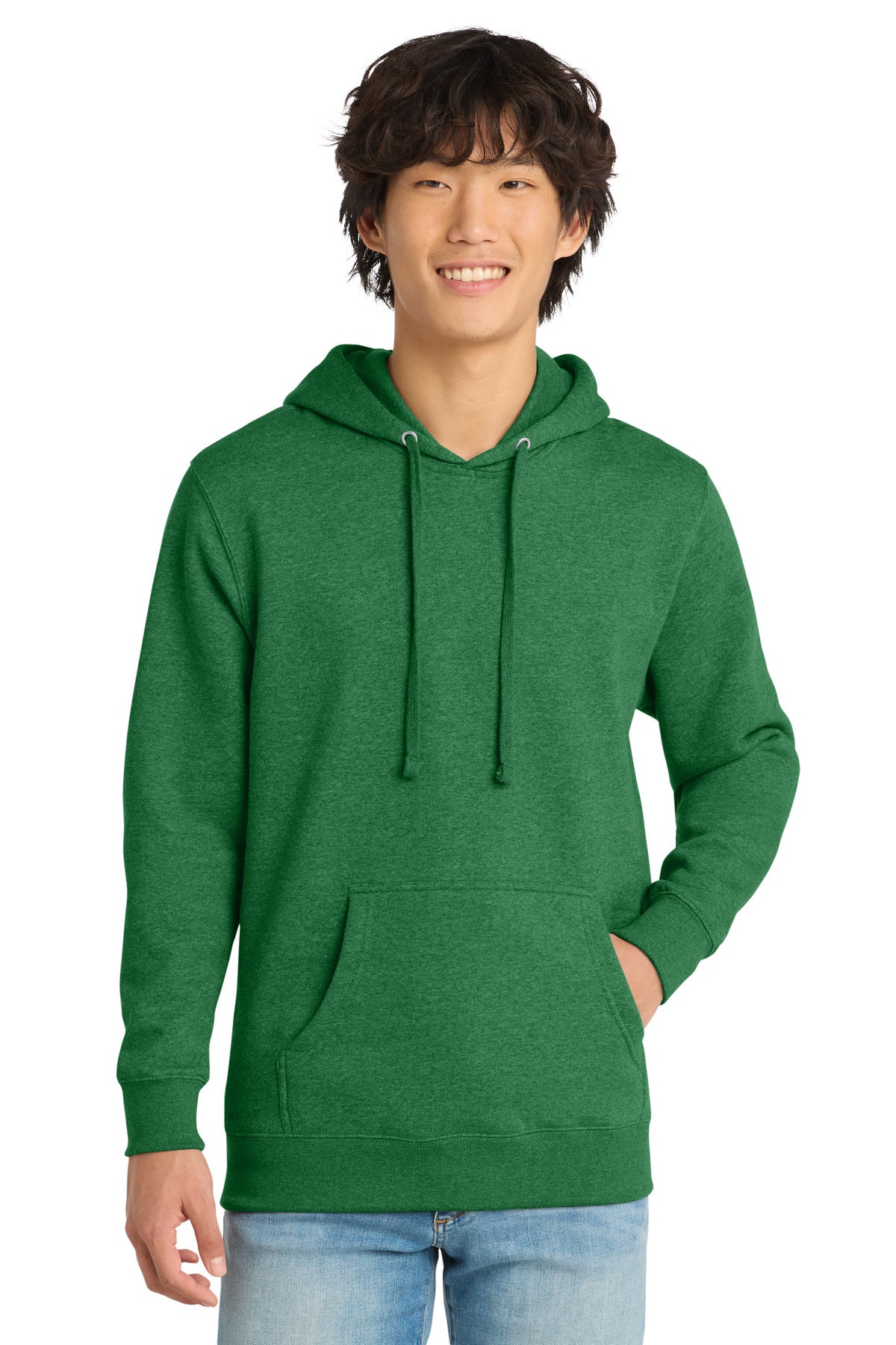 Heathered Kelly Green