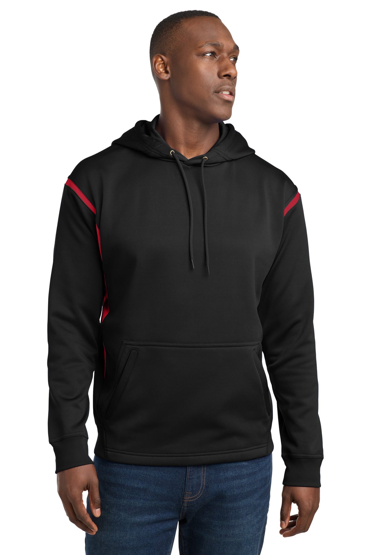 Black/ True Red