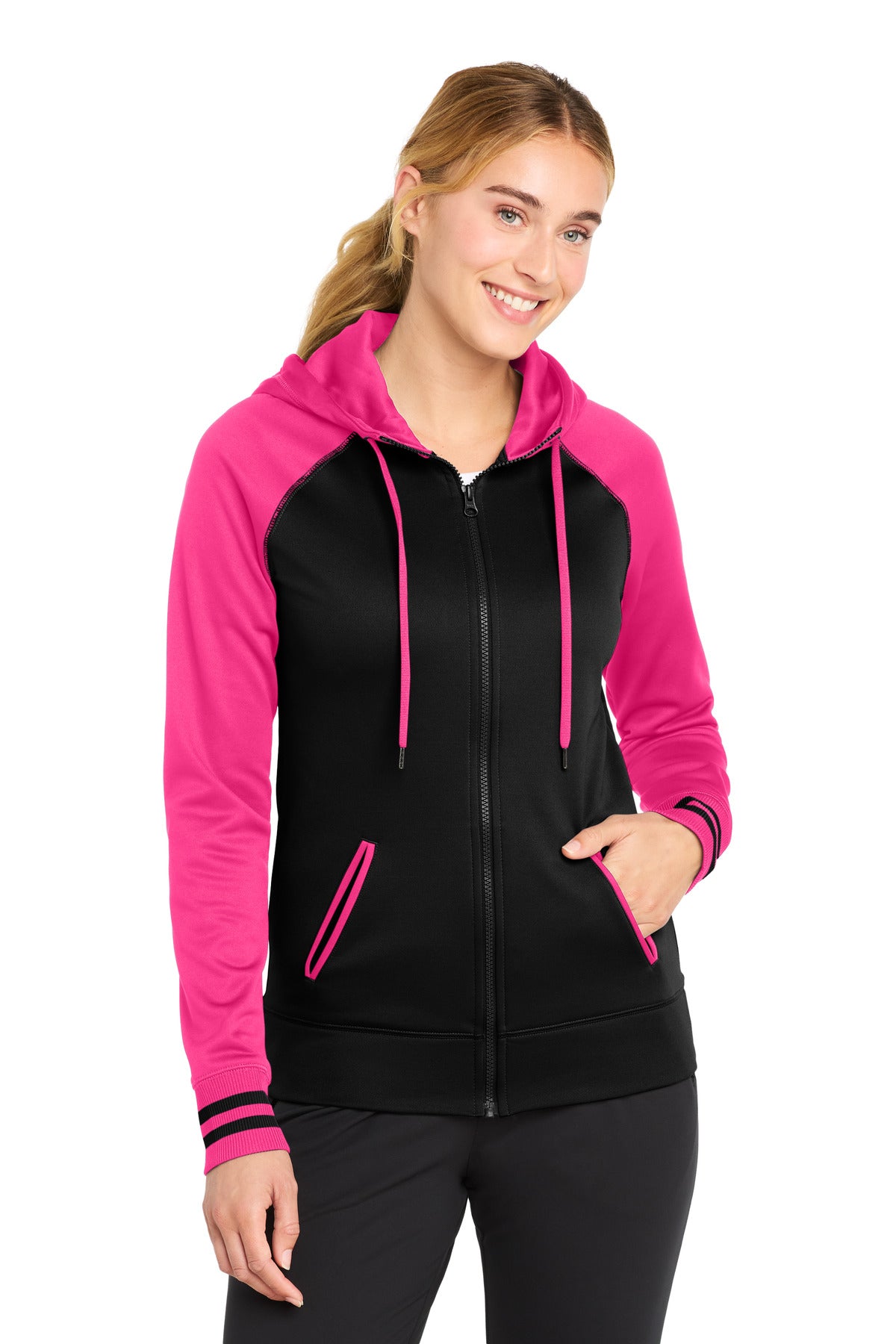 Black/ Neon Pink