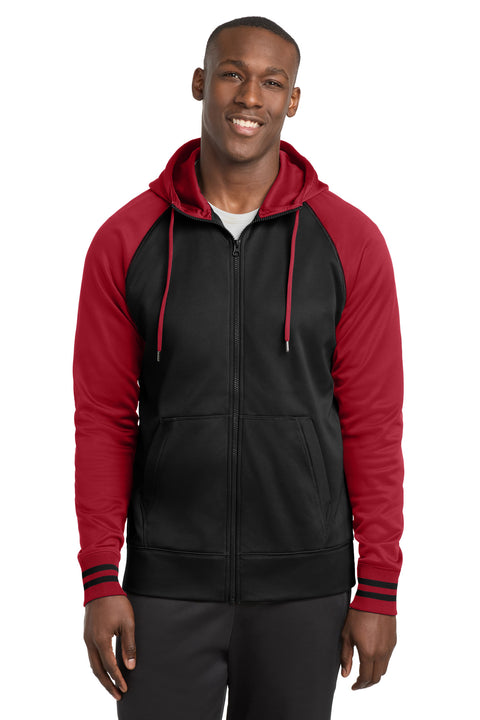 Black/ Deep Red