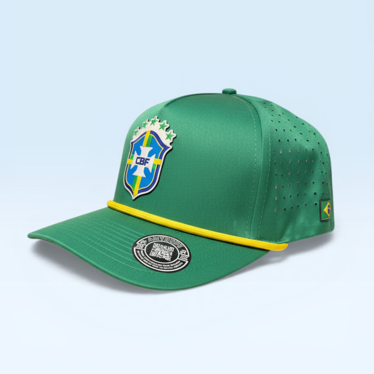 Brazil World Cup 2026 3D Logo + Flag Hat