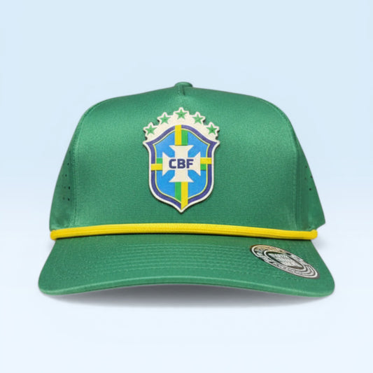 Brazil World Cup 2026 3D Logo + Flag Hat