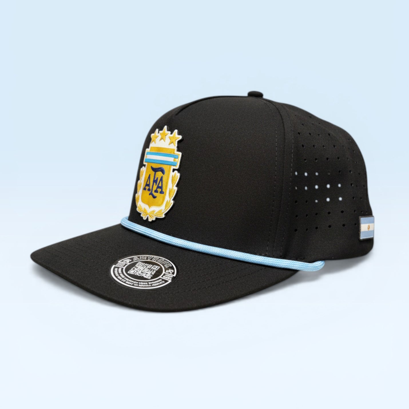Argentina World Cup 2026 3D Logo + Flag Hat