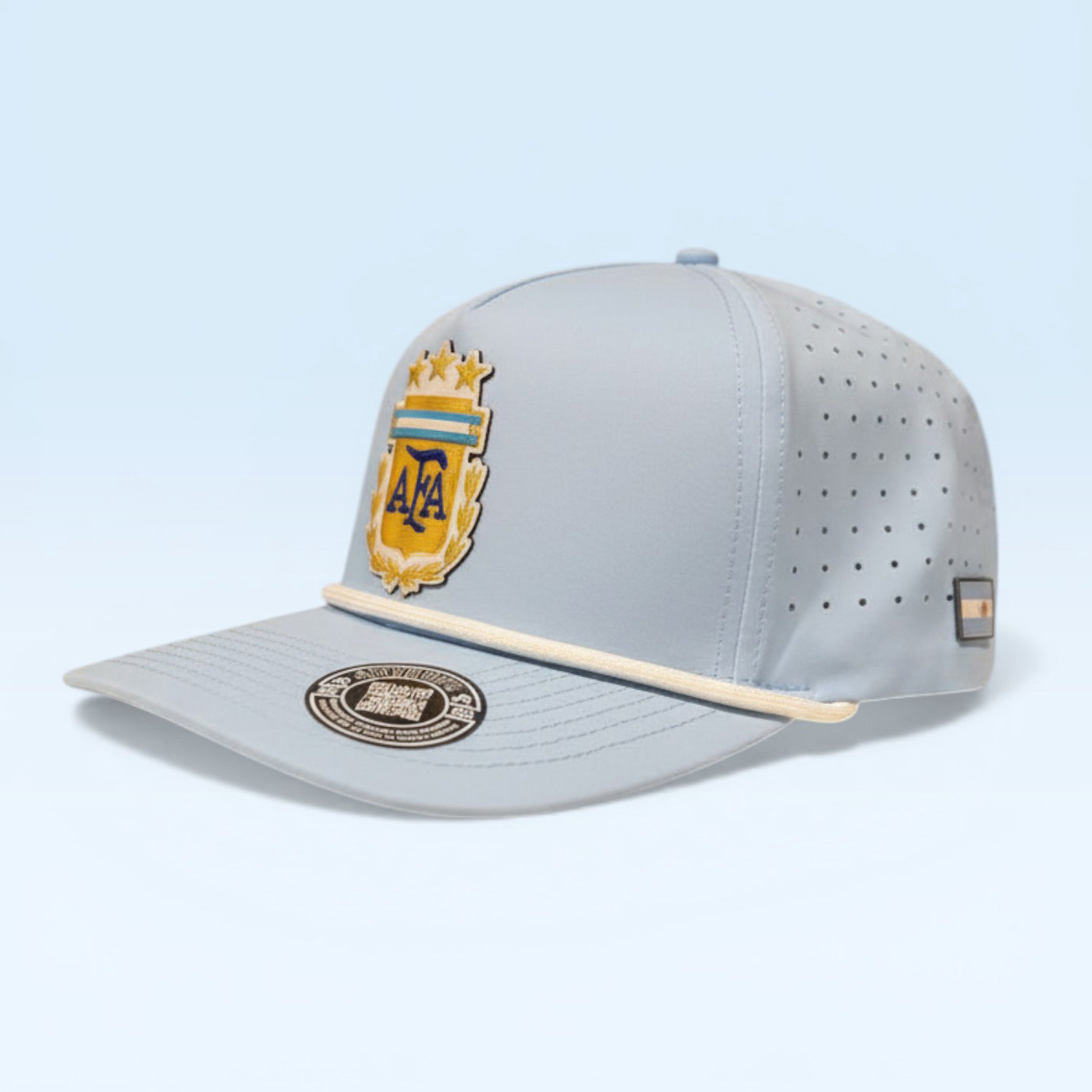 Argentina World Cup 2026 3D Logo + Flag Hat