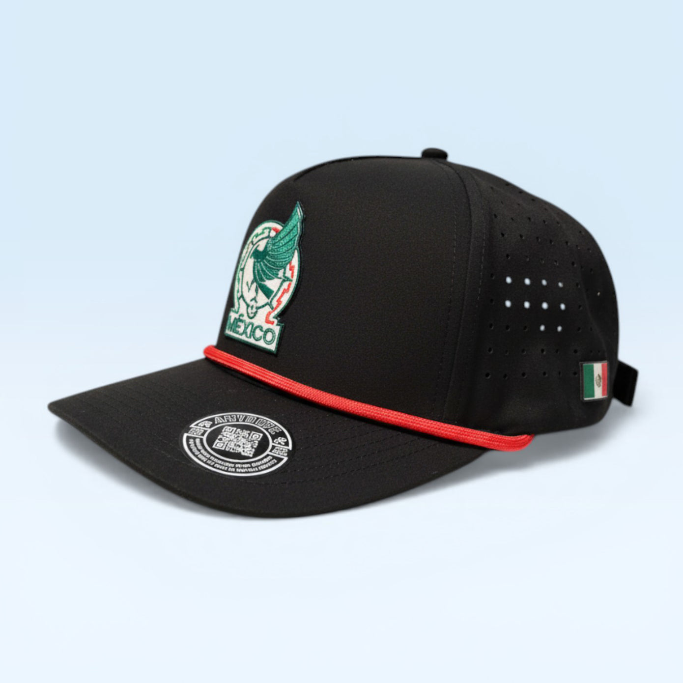 Mexico World Cup 2026 3D Logo + Flag Hat