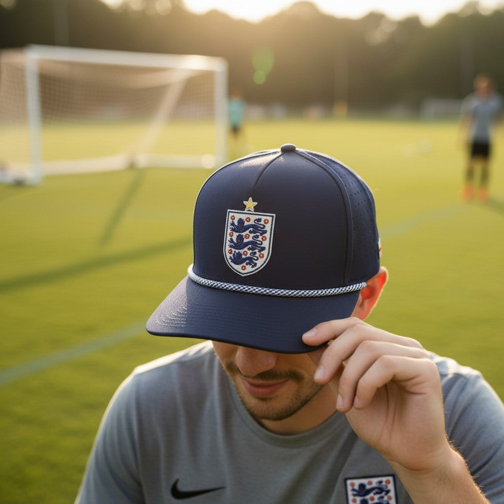 England World Cup 2026 3D Logo + Flag Hat