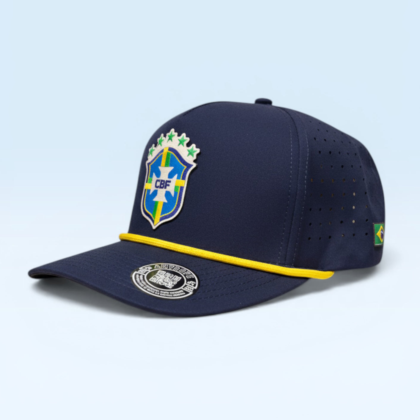 Brazil World Cup 2026 3D Logo + Flag Hat