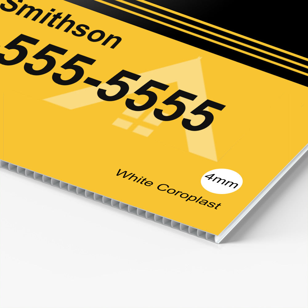 Coroplast sign inserts