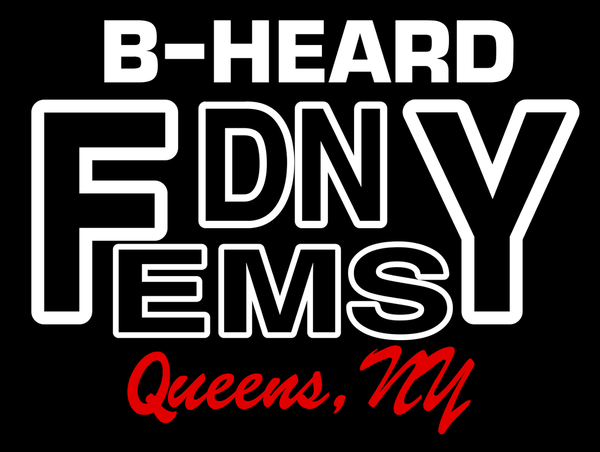 B-HEARD FDNY EMS Queens, NY flat print artwork