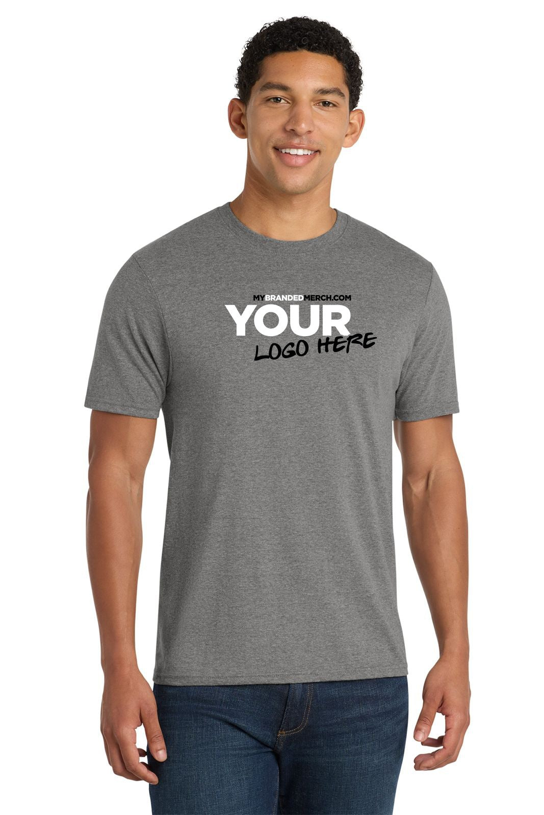 Business Starter Bundle custom logo PC455 T-shirt in Graphite Heather